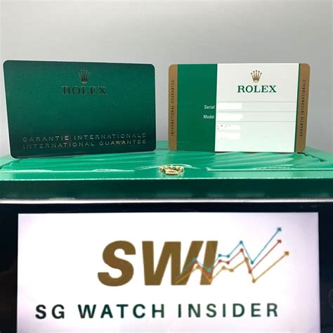 rolex new guarantee card|how long is rolex warranty.